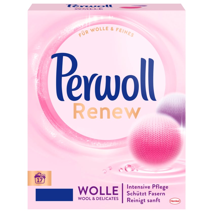 Perwoll Renew Feinwaschmittel Pulver 850g 17WL